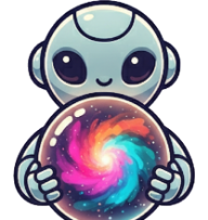 The ExperiAI mark, holding a galaxy orb